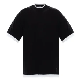 Layer-T-Shirt Oversized „Schwarz Weiß“ 644693TIVG61070
