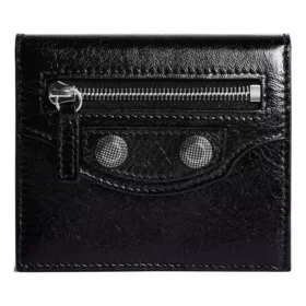 Le Cagole Geldbörse mit Riemen „Schwarz“ 781912210KR1000 Le Cagole Geldbörse mit Riemen „Schwarz“ 781912210KR1000