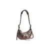 Le Cagole Xs Umhängetasche Metallic „Brown“ 6713090GT3Y2564