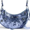 Le Cagole XS Umhängetasche metallisiert „Purple“ 6713090GT3Y5214