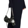 Le Cagole Xs Umhängetasche mit Kette „Schwarz“ 7128131VG9Y1000