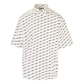 Lizenz-Kurzarmhemd, Large Fit „Weiß“ 626938TILS79040