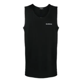 Lockeres Tanktop „Schwarz“ 697880TMVM31070