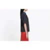 Logo-Aufdruck, Kurzarm, Unisex, Schwarz 583098TFV598465