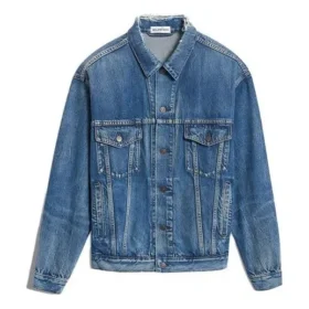 Logo-Denim-Jacke „Blue“ 557388TBP464773