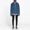 Logo-Denim-Jacke „Blue“ 557388TBP464773