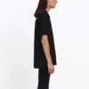 Logo, lockere Passform, kurze Ärmel, Unisex, schwarz 556150TAV441000
