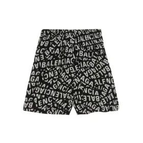 Logo Strips Pyjama-Shorts „Schwarz“ 719975TML211269