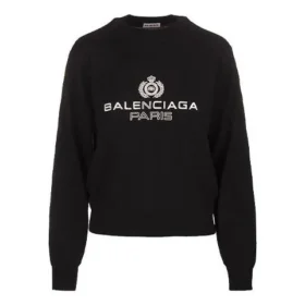Logo-Sweatshirt mit Rundhalsausschnitt Schwarz 595106T15511073 Logo-Sweatshirt mit Rundhalsausschnitt Schwarz 595106T15511073