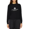 Logo-Sweatshirt mit Rundhalsausschnitt Schwarz 595106T15511073