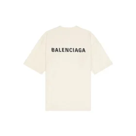 Logo-T-Shirt, Medium Fit „Beige“ 612966TMVF49069