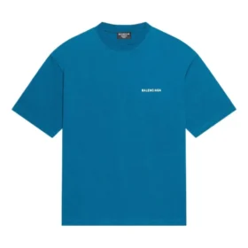 Logo-T-Shirt, Medium Fit „Blue“ 612966TLVB99567