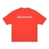 Logo-T-Shirt, Medium Fit „Bright Red“ 612966TMVF43168