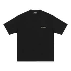 Logo-T-Shirt, Medium-Passform „Schwarz“ 612966TMVF41070