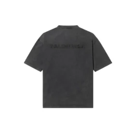 Logo-T-Shirt, mittlere Passform „Grau“ 612966TLVB91146