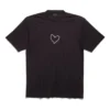 Lovey T-Shirt, Large Fit „Schwarz“ 641675TQVV89034