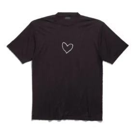 Lovey T-Shirt, Large Fit „Schwarz“ 641675TQVV89034