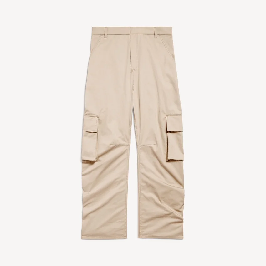 Lässige Cargo-Hose für Damen in Beige Lässige Cargo-Hose für Damen in Beige