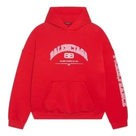 Maison Balenciaga Hoodie, weite Passform „Rot“ 674986TLVJ26441