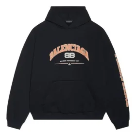 Maison Balenciaga Hoodie Wide Fit „Black“ 674986TLVJ21074