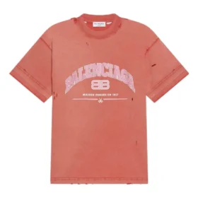 Maison Balenciaga T-Shirt, mittlere Passform „Pink“ 612966TLVJ16441