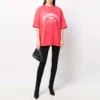 Maison Balenciaga T-Shirt, mittlere Passform „Pink“ 612966TLVJ16441