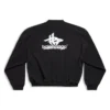 Mehrlagiges, rundes Sport-Sweatshirt „Black White“ 767860TPVF31070