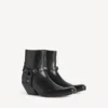 Memphis-Stiefeletten für Damen mit Riemen in Schwarz Memphis-Stiefeletten für Damen mit Riemen in Schwarz