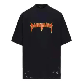 Metallica Kurzarm-T-Shirt Oversize-Passform „Black Orange“ 694576TMV881055