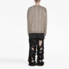 Mini-Pullover mit Allover-Logo „Beige“ 736247T32339977
