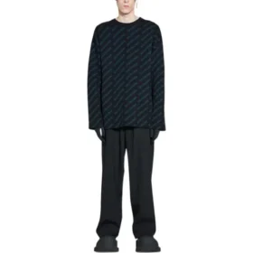 Mini-Pullover mit Allover-Logo „Dark Blue Green“ 736247T32334301