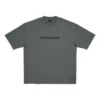 Mirror Balenciaga T-Shirt, mittlere Passform „Grey“ 612966TNVR21242