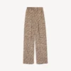 Monogram-Pyjama-Hose für Damen in Beige/Schwarz Monogram-Pyjama-Hose für Damen in Beige/Schwarz
