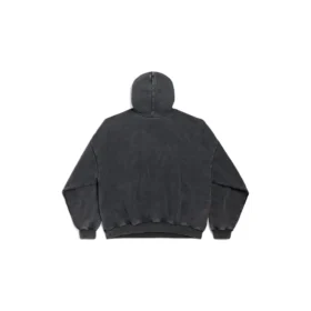 Montaigne Hoodies Large Fit „Black Faded“ 803265TRVN21048