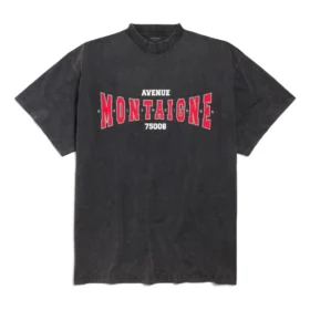 Montaigne Oversize-T-Shirt „Black Faded“ 787349TRVN31048