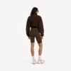 Nahtlose Techwear-Radsportshorts für Damen in Mokka Nahtlose Techwear-Radsportshorts für Damen in Mokka