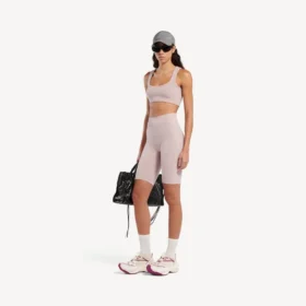 Nahtloser Techwear-BH für Damen in Nude