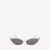Nano Cat Damen-Sonnenbrille in Silber Nano Cat Damen-Sonnenbrille in Silber