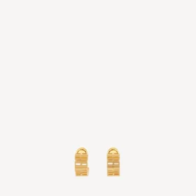 Nano-Creolen für Damen in glänzendem Gold Nano-Creolen für Damen in glänzendem Gold