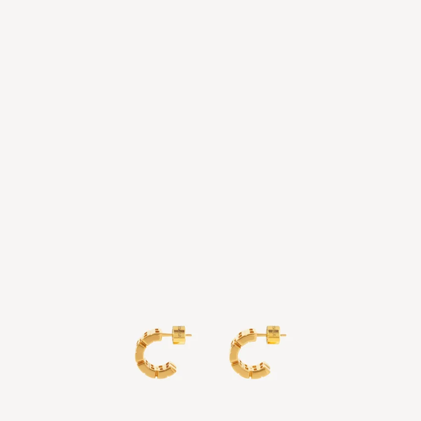 Nano-Creolen für Damen in glänzendem Gold Nano-Creolen für Damen in glänzendem Gold