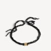 Nano-Ribbon-BB-Choker für Damen in Schwarz/Glänzendem Gold Nano-Ribbon-BB-Choker für Damen in Schwarz/Glänzendem Gold