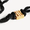 Nano-Ribbon-BB-Choker für Damen in Schwarz/Glänzendem Gold Nano-Ribbon-BB-Choker für Damen in Schwarz/Glänzendem Gold