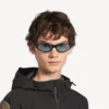 Neo Runde Sonnenbrille in Schwarz Neo Runde Sonnenbrille in Schwarz