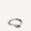 „Neverlost“-Armband für Herren in Antiksilber