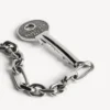 „Neverlost“-Armband für Herren in Antiksilber