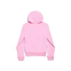Nologo-Hoodie mit Reißverschluss, schmale Passform „Light Pink White“ 788243TQVK55708