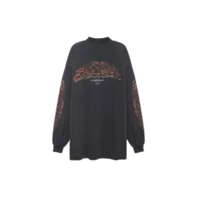 Offshore Langarm-T-Shirt Oversized „Black Faded“ 739027TPVM81568