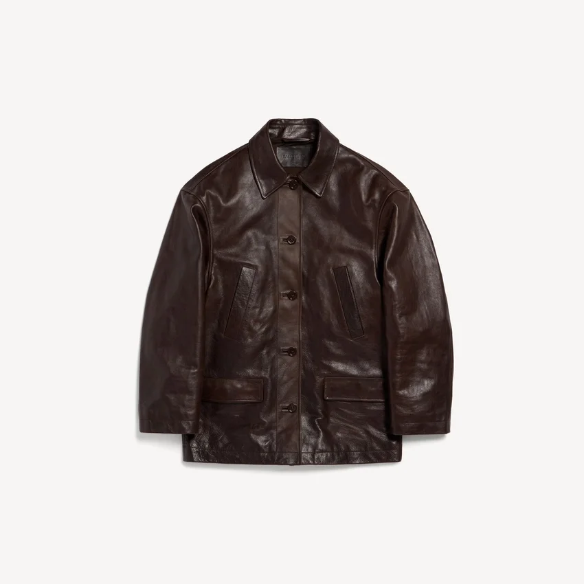 Oversize-Carcoat für Damen in Kaffee Oversize-Carcoat für Damen in Kaffee