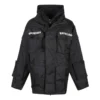 Oversize-Parka aus Funktionsstoff mit Jersey-Einsatz „Schwarz“ 746450TOO321000