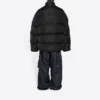 Oversized-Daunenjacke „Black“ zum Jahr des Tigers 682695TLO061000